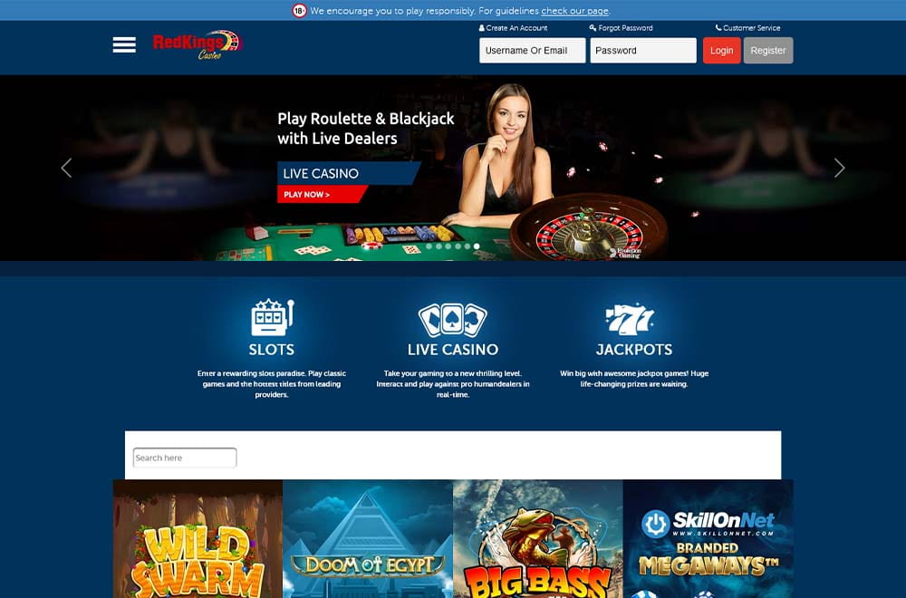 casino live games online